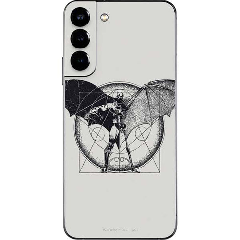 DC Comics Batman Skeleton diagram Art Galaxy S22 Plus Skin